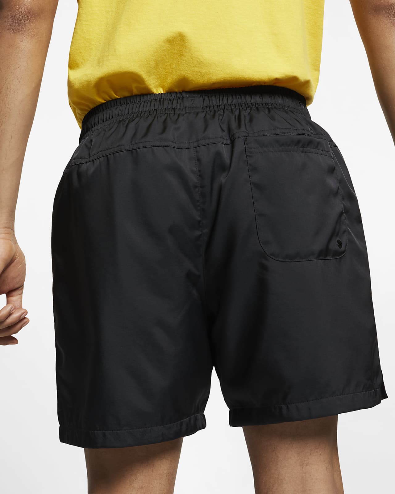 NIKE Shorts Sportswear Woven Flow Black/White Dri-Fit Skateboard Short
