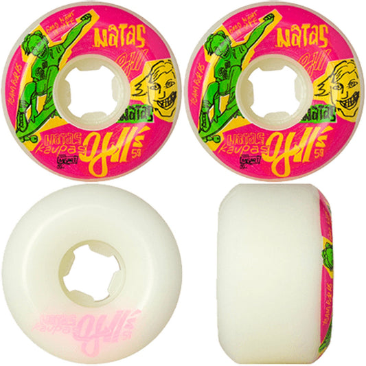 OJ Skateboard Wheels 58mm Natas Kaupas OJ2 Neon Original Hardline 95a