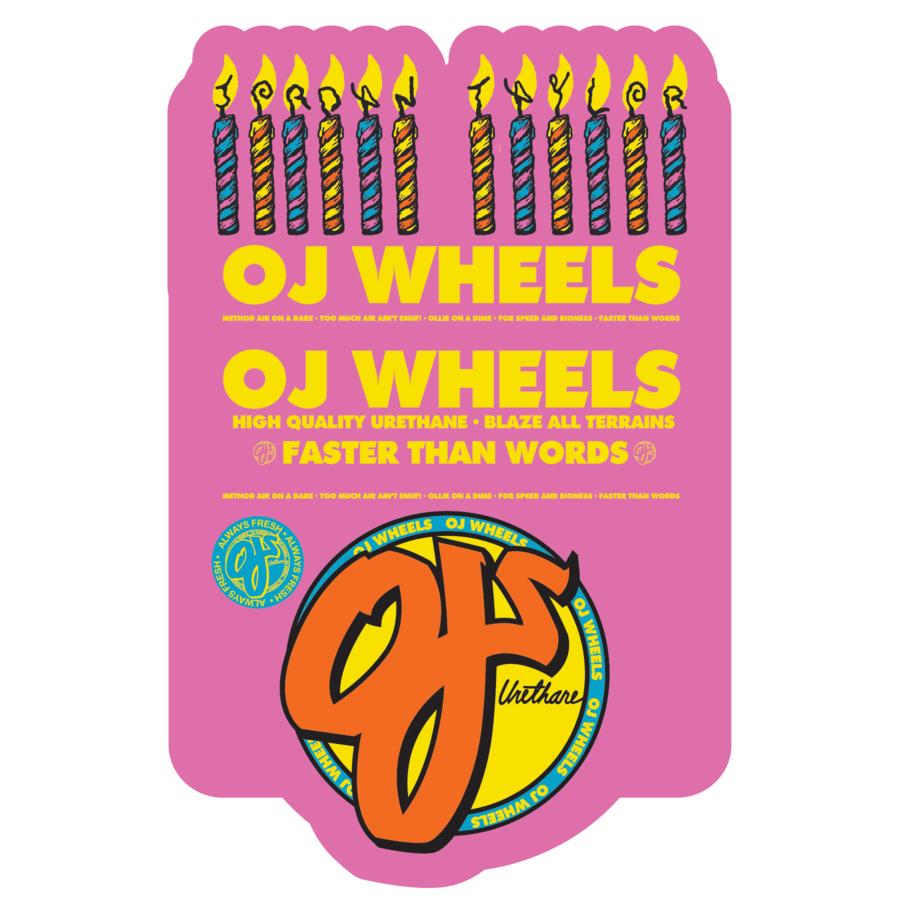 OJ Skateboard Wheels Jordan Taylor Original Hardline 54mm 99a OJ-C