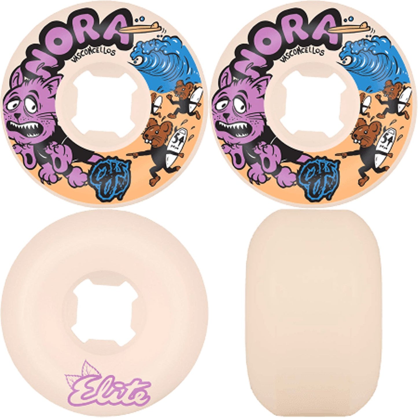 OJ Skateboard Wheels Nora Vasconcellos Surfs Up 2 Elite EZ EDGE 54mm 101A