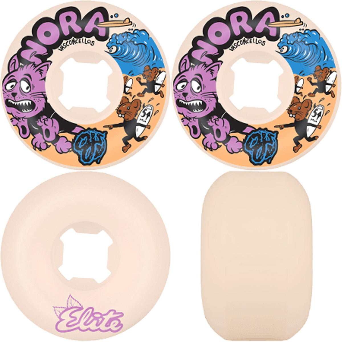 Oj Skateboard Wheels Nora Vasconcellos Surfs Up 2 Elite Ez Edge 54Mm 101A