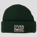 Passport Beanie Circle Saw Forest Green Osfa Pass Port Skateboard Headwear