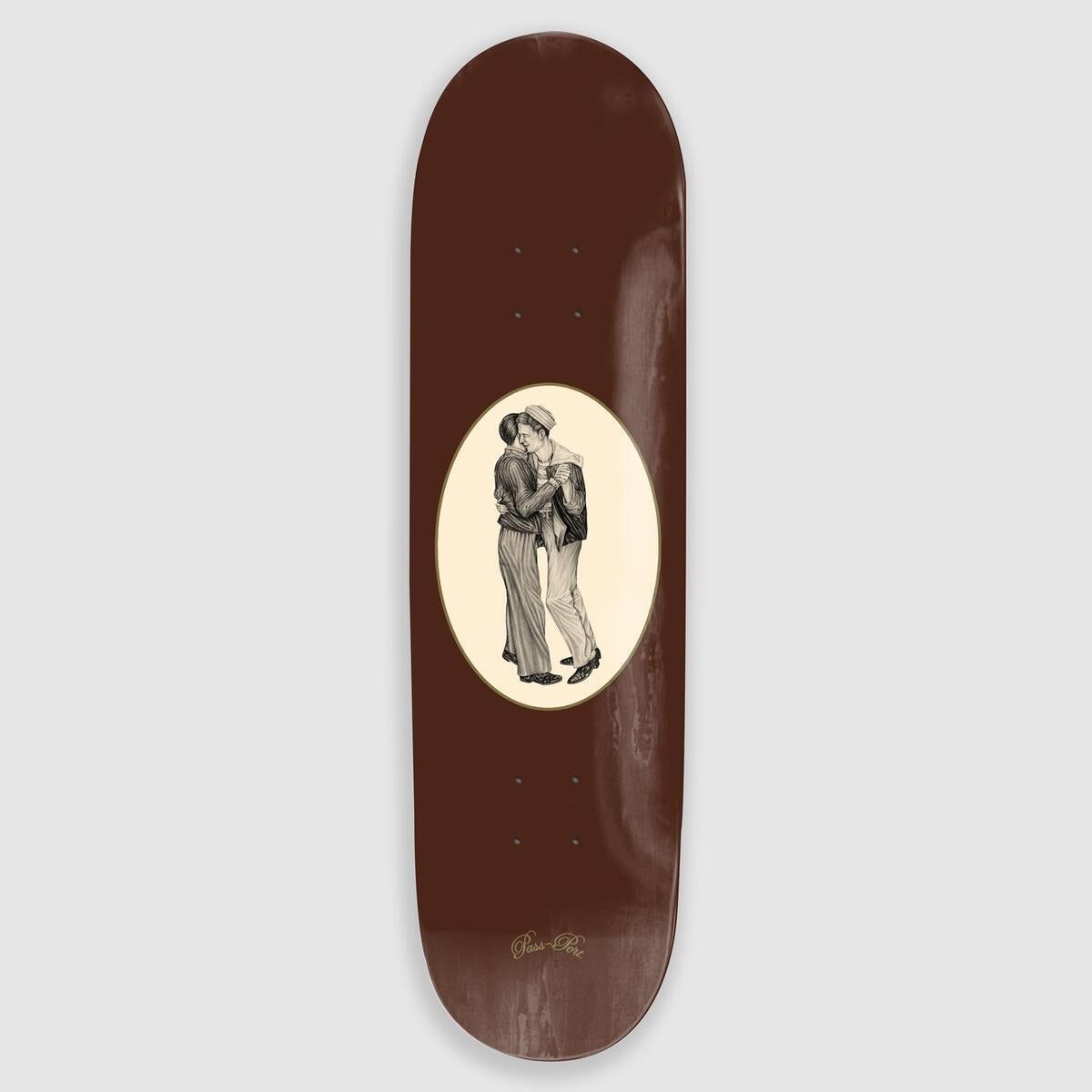 Passport Skateboards Deck Dancer Series Brown 8 125 Pass Port
