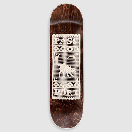 Passport Skateboards Deck Doily Series Cat 8.38" Pass Port