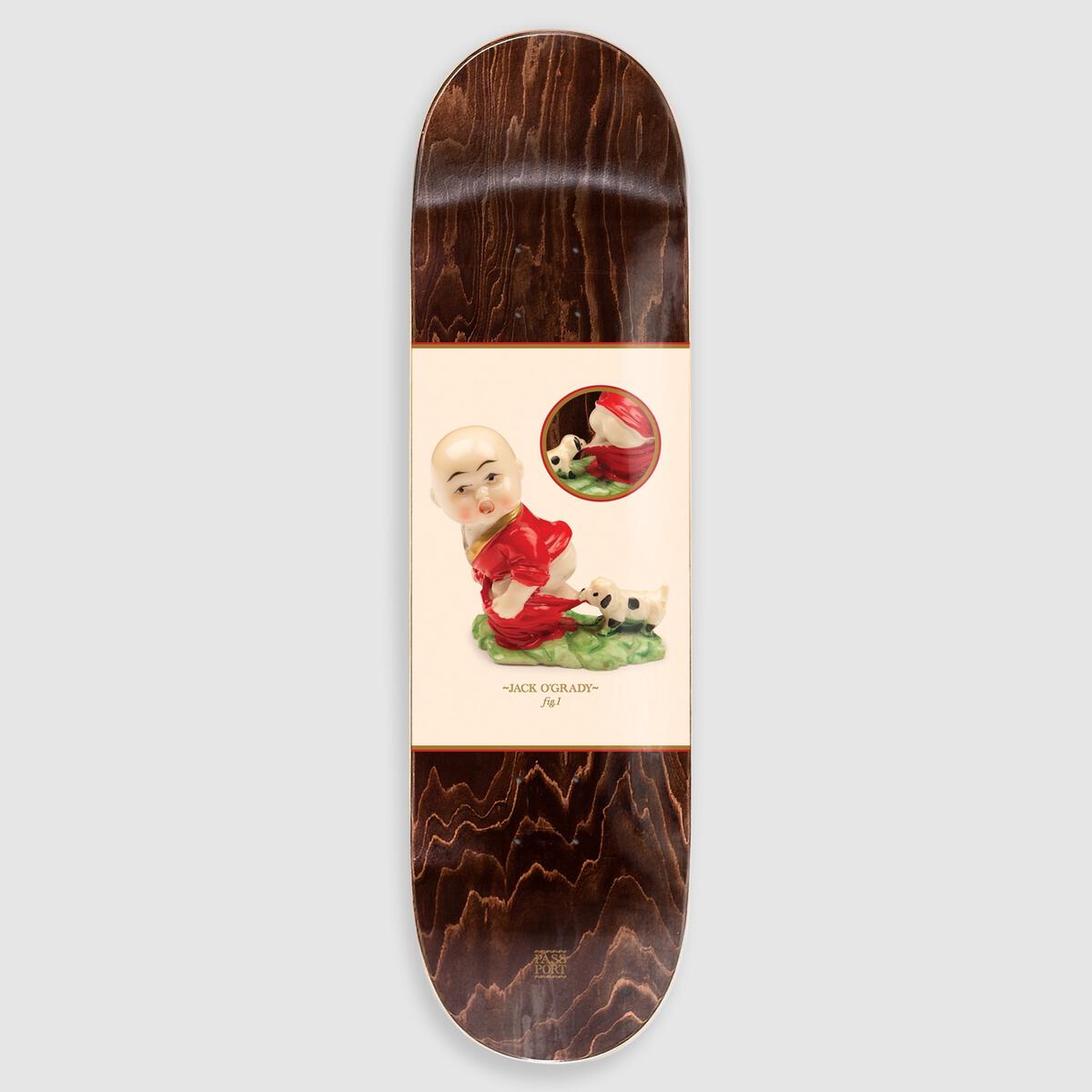 Passport Skateboards Deck Pro Singles Jack O'Grady Figure 1 8.6" Pass Port