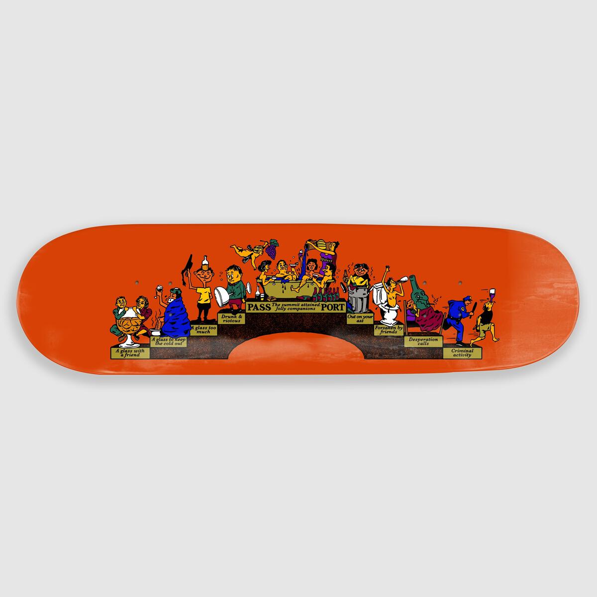 Passport Skateboards Deck Singles Trickle Down 8 38 Pass Port