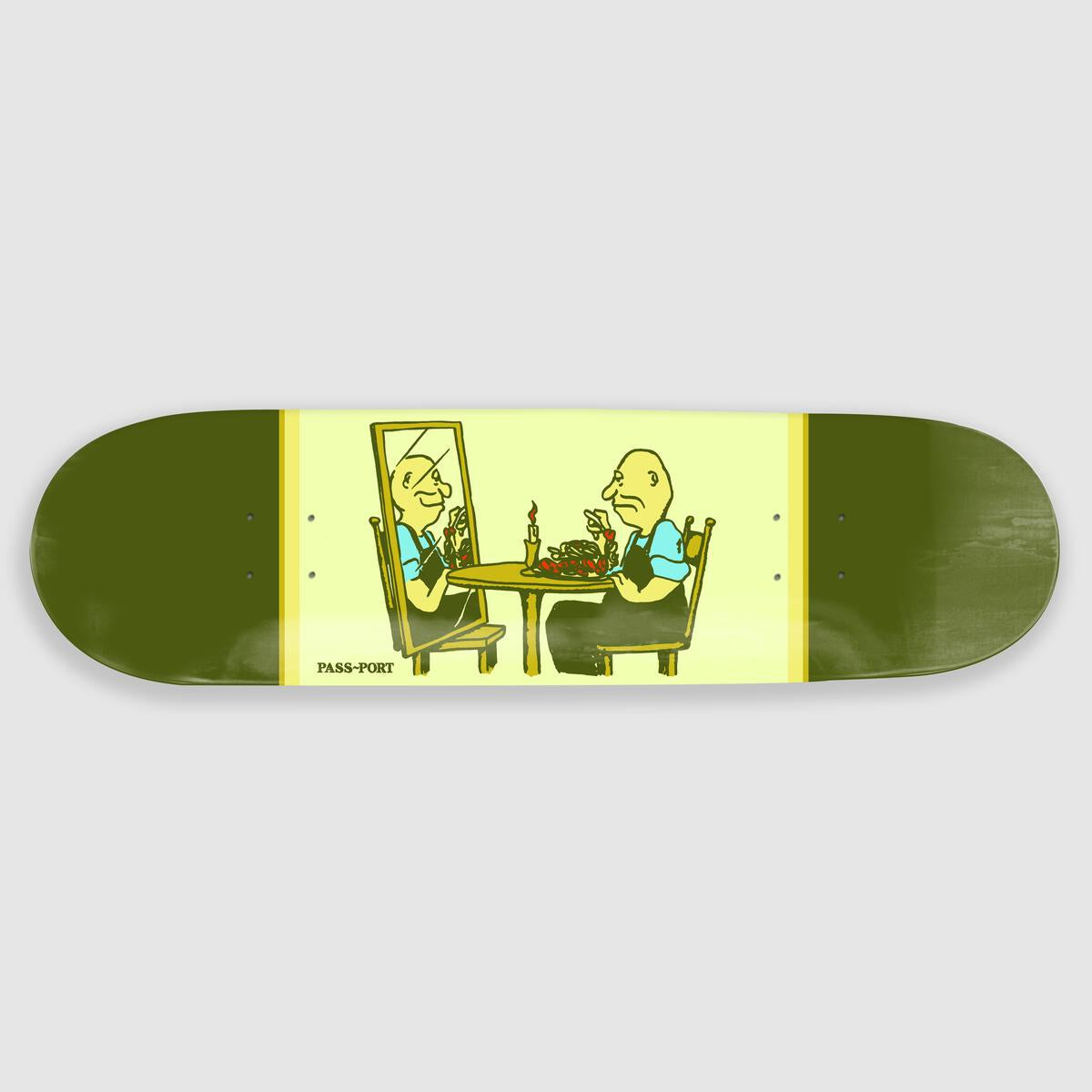Passport Skateboards Deck Unlucky In Love Series Dinner For One 8 38 Pass Port