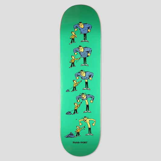 Passport Skateboards Deck W.C.W.B.F Thread 8.125" Green Pass Port