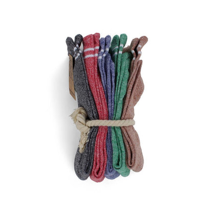 PASS~PORT Socks 5 Pack Hi HEATHER Pass Port Pass-Port Passport Sox