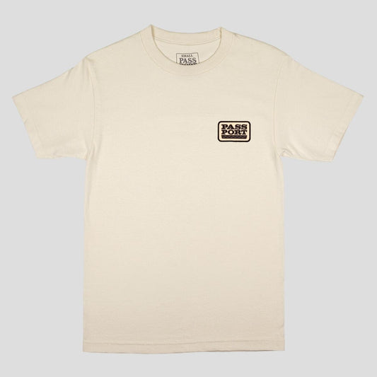 Passport Tee AUTO PATCH CREAM Pass Port Skateboard T-Shirt