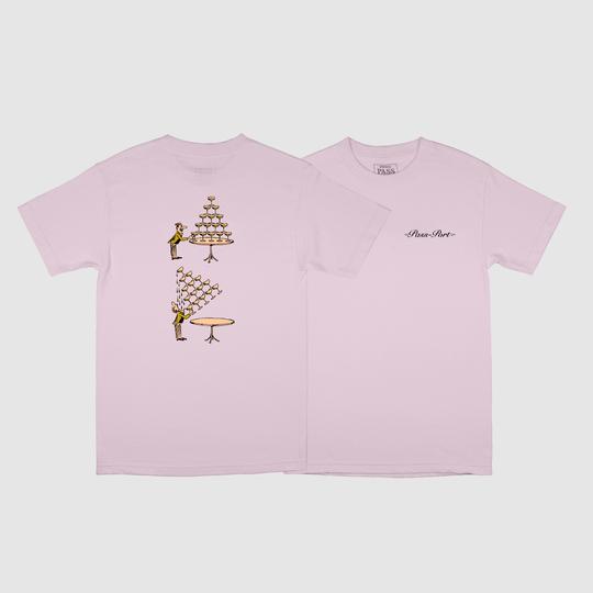 Passport Tee Champers Pink Pass Port Skateboard T Shirt