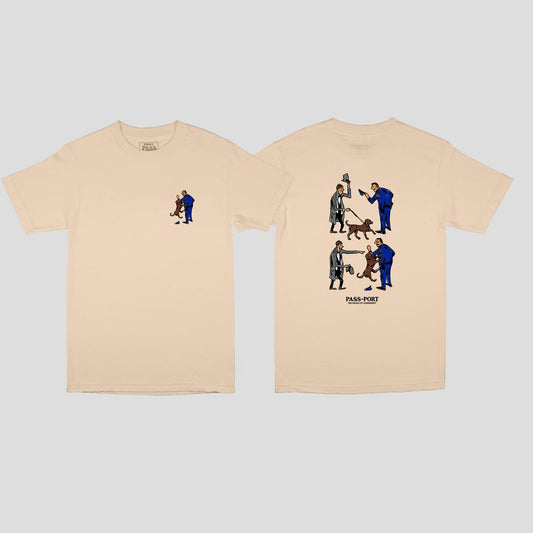 Passport Tee FRIENDLY K9 SAND Pass Port Skateboard T-Shirt