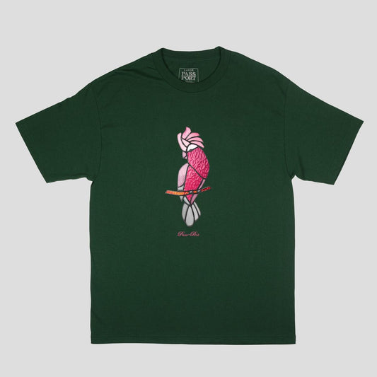 Passport Tee GLASS GALAH FOREST GREEN Pass Port Skateboard T-Shirt