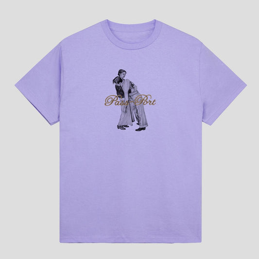 Passport Tee Lean On Me Lavender Pass Port Skateboard T-Shirt