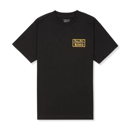 Passport Tee Treasury Patch Black Pass Port Skateboard T-Shirt