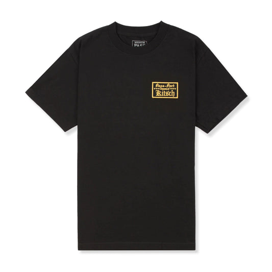 Passport Tee Treasury Patch Black Pass Port Skateboard T-Shirt