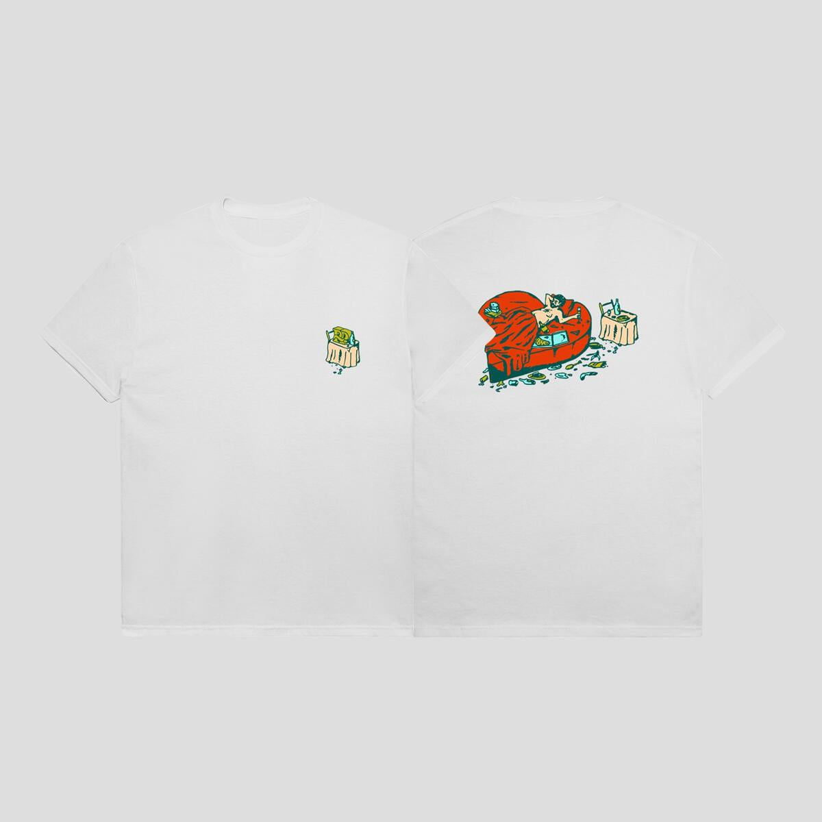 Passport Tee Unlucky In Love White Pass Port Skateboard T-Shirt