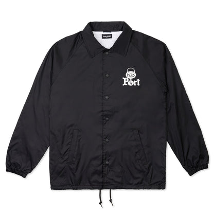 Passport Jacket Port Coach Black Pass~Port Skateboards Windbreaker