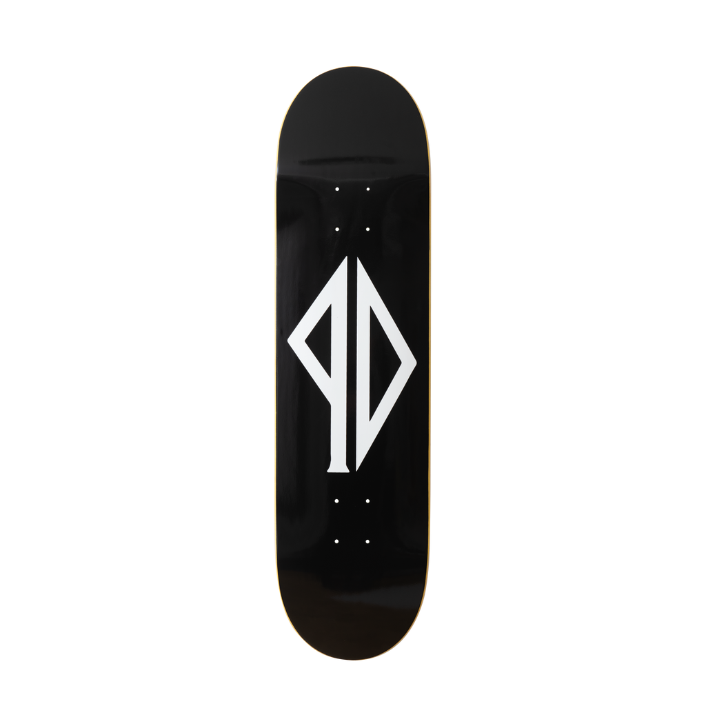 Piss Drunx Skateboard Deck Original Logo Black White 8 25