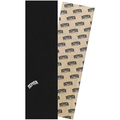 Pepper Griptape G5 LOGO BLACK Single Sheet Skateboard Deck Grip Tape