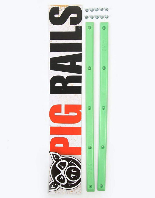 Pig Skateboard Rails Neon Green Old School Sliders