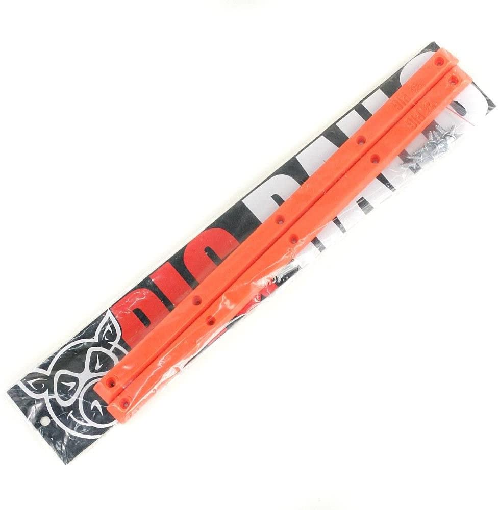 Pig Skateboard Rails Neon Orange Old School Sliders