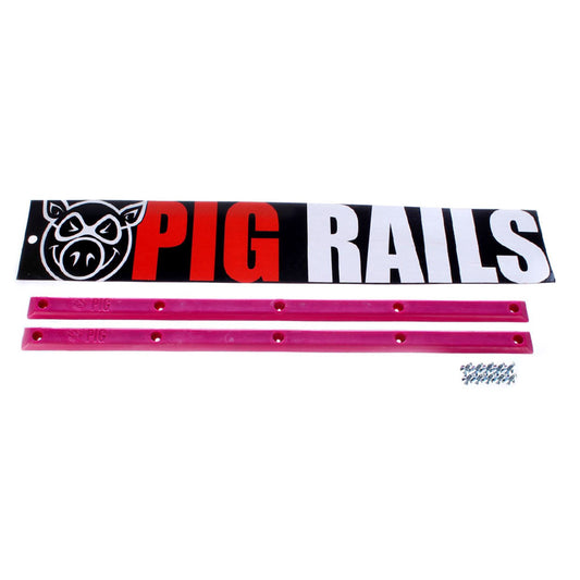 Pig Skateboard Rails Neon Pink Old School Sliders