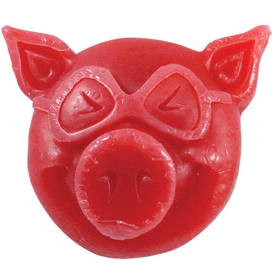 Pig Skateboard Wax Red Pig Head