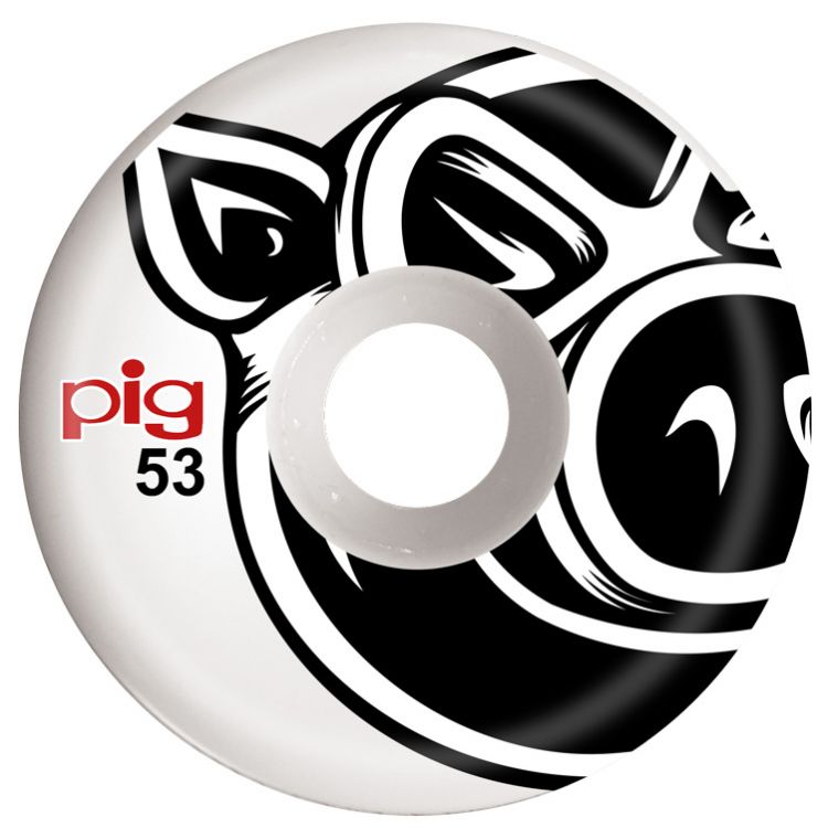 Pig Skateboard Wheels Pig Head Natural 53Mm 101A Pro Line