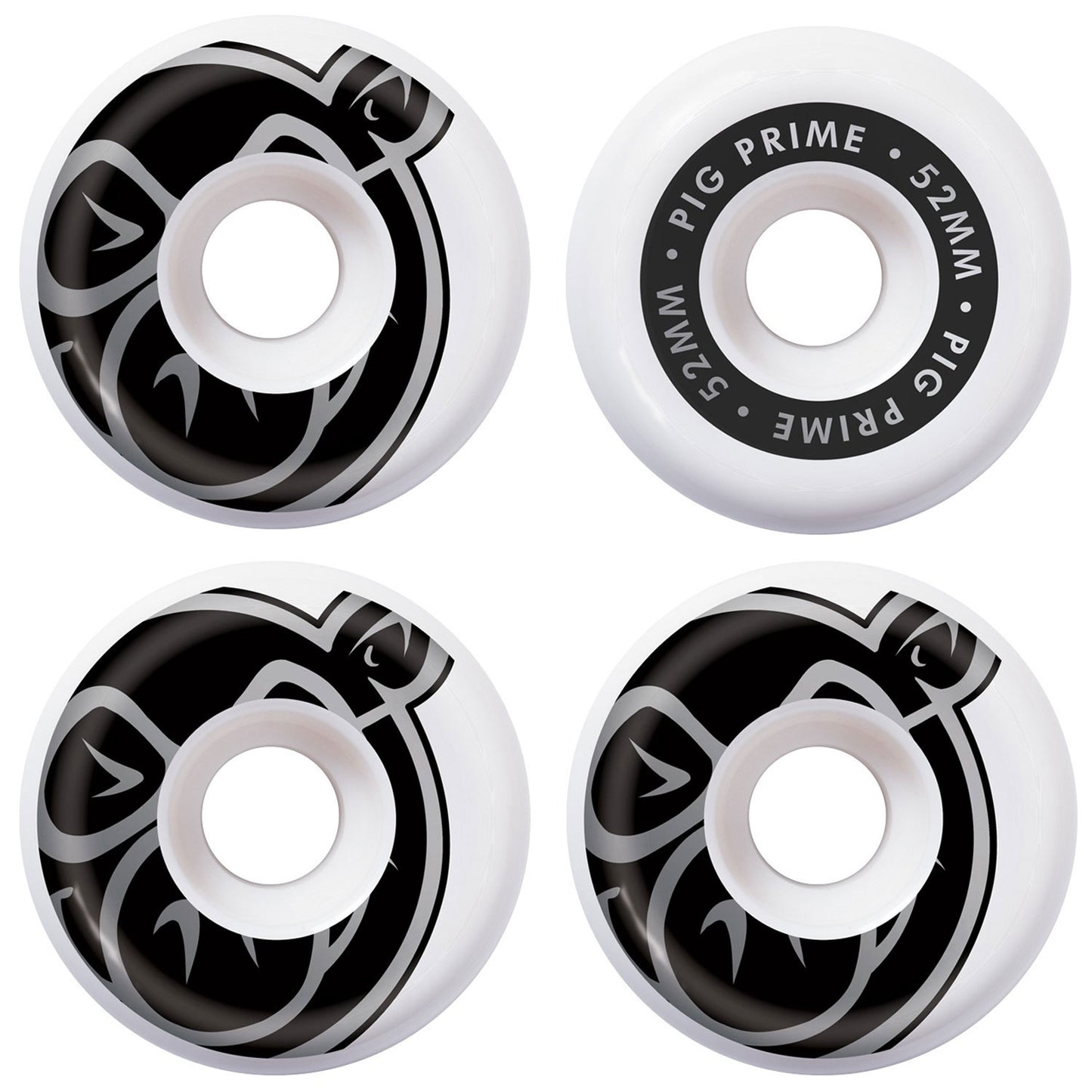 PIG Skateboard Wheels Prime Urethane 52mm