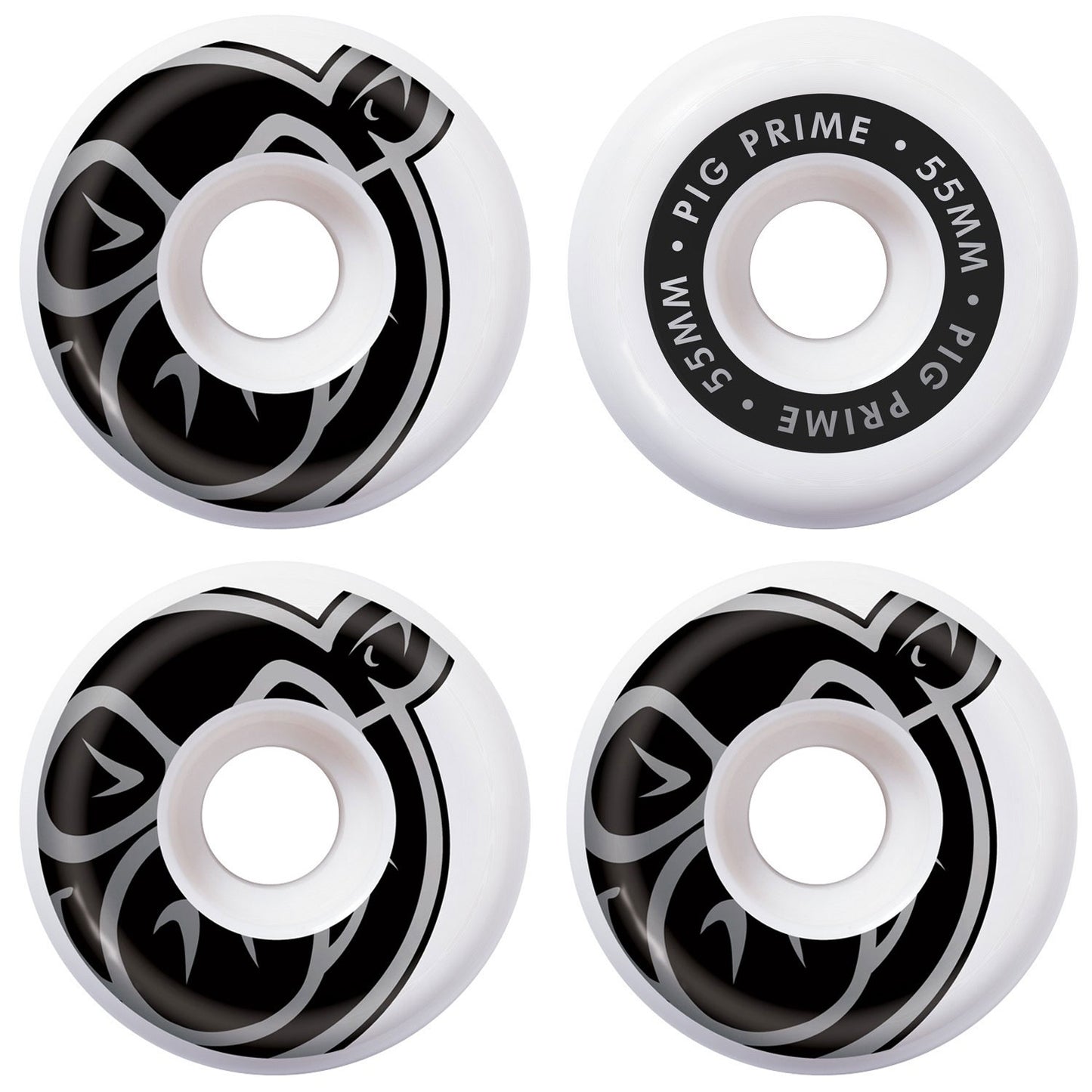 PIG Skateboard Wheels Prime Urethane 55mm