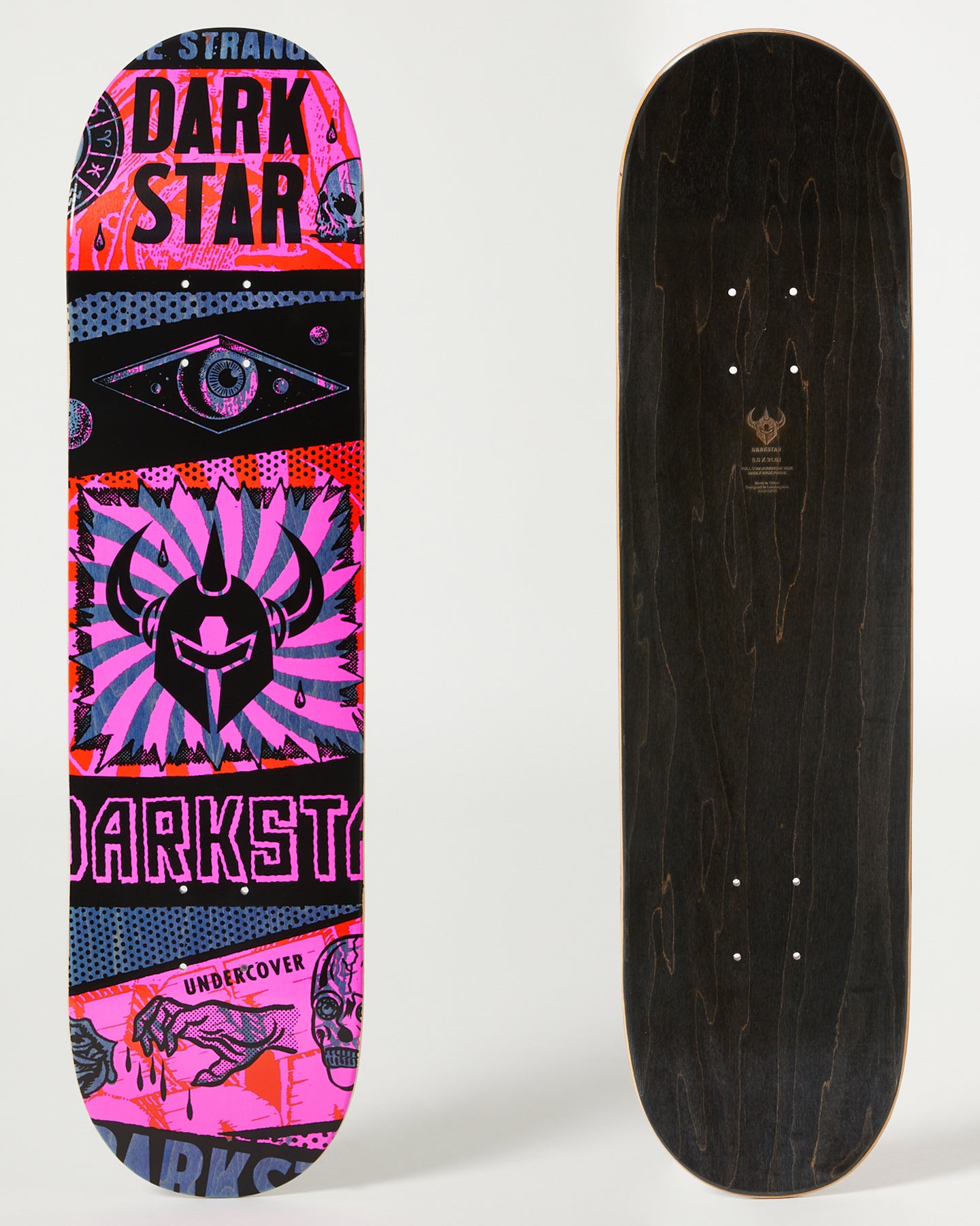 Darkstar Skateboard Deck Collapse HYB Pink 8"