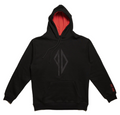 Piss Drunx Hood Lil Red Black Skateboard Pullover