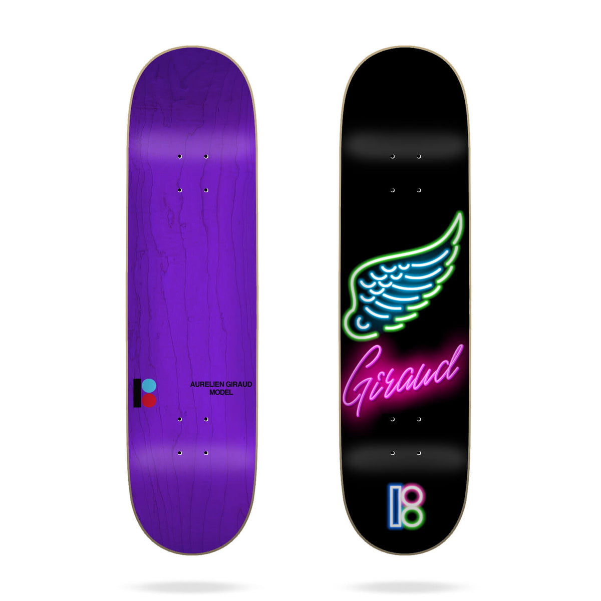 Plan B Skateboard Deck Aurelien Giraud Neon 8