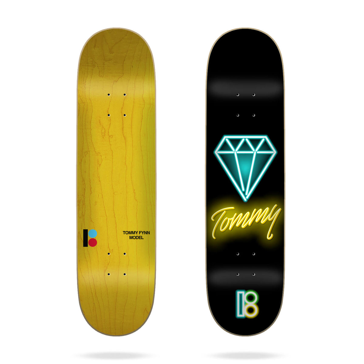 Plan B Skateboard Deck Tommy Fynn Neon 8 25