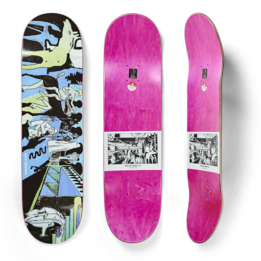 Polar Skateboard Deck NICK BOSERIO The Riders 8.5"