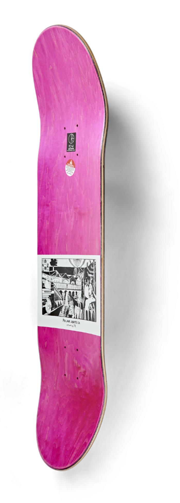 Polar Skateboard Deck NICK BOSERIO The Riders 8.5"