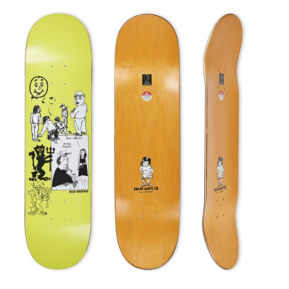 Polar Skateboard Deck Nick Boserio Year 2020 Moss Green 8 25
