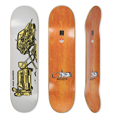 Polar Skateboard Deck OSKAR ROZENBERG Drivers License Grey 8.25"