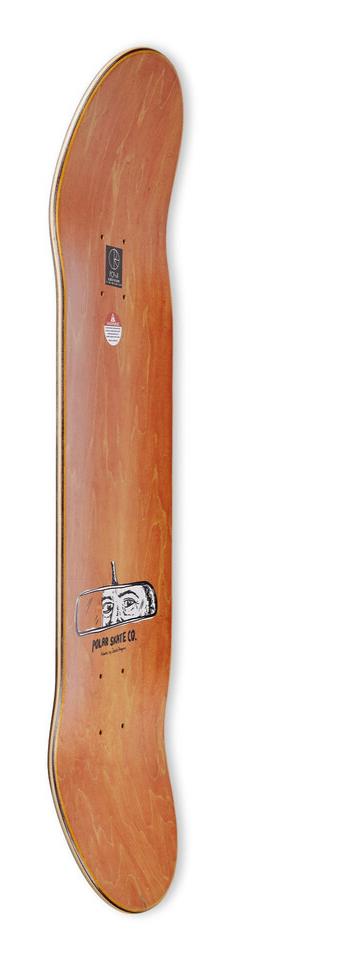 Polar Skateboard Deck OSKAR ROZENBERG Drivers License Grey 8.25"