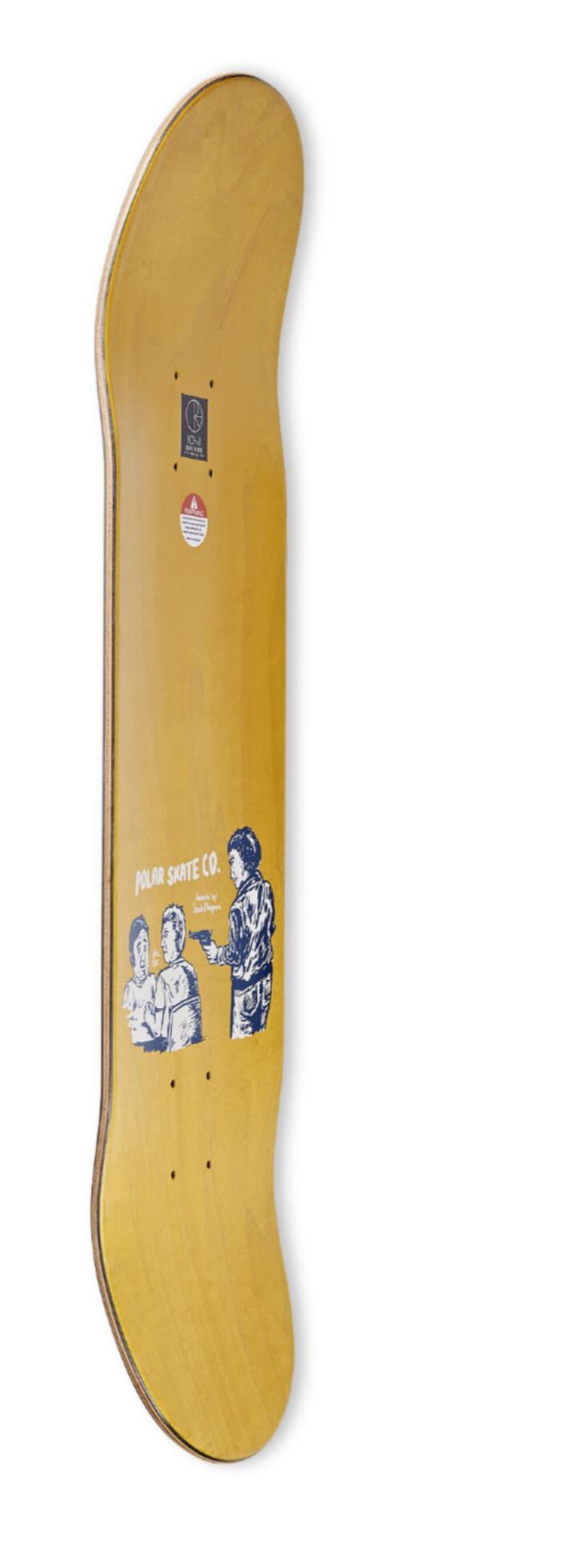 Polar Skateboard Deck PAUL GRUND Cold Streak Dark Green 8.375"