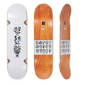 Polar Skateboard Deck Shin Sanbongi Faces Wheel Wells White 8 25