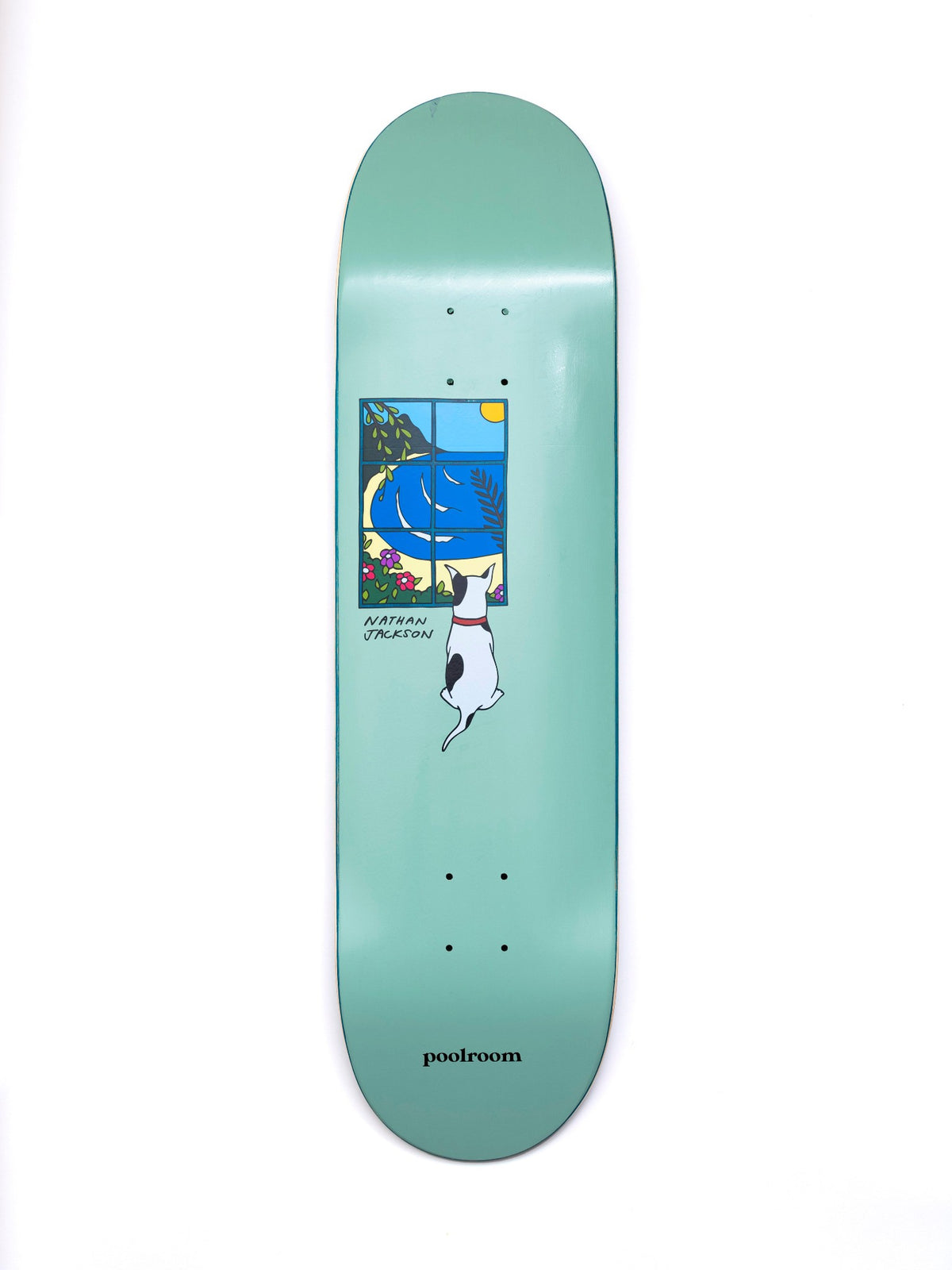 Poolroom Skateboard Deck Nathan Jackson Baywatch 8 25