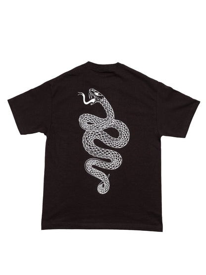 Poolroom Tee Durrant Logo Puff Print Black Skateboard T-Shirt