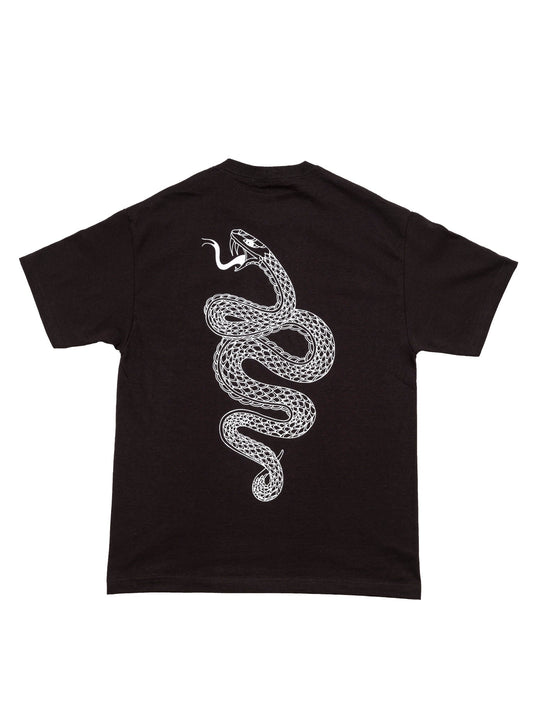 Poolroom Tee Durrant Logo Puff Print Black Skateboard T-Shirt
