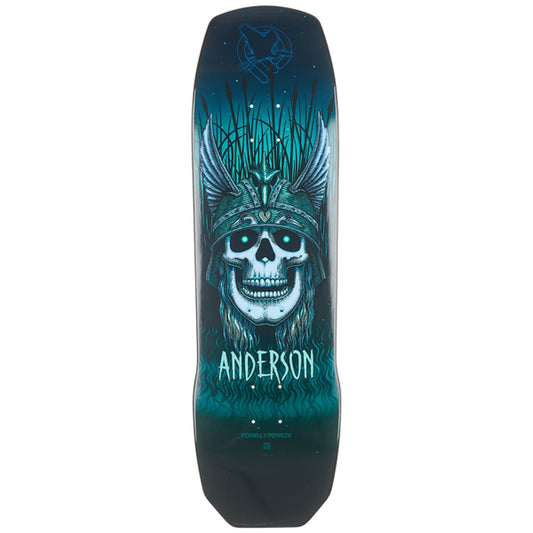 Powell Peralta Deck Andy Anderson Heron Skull 9.13" Green Maple