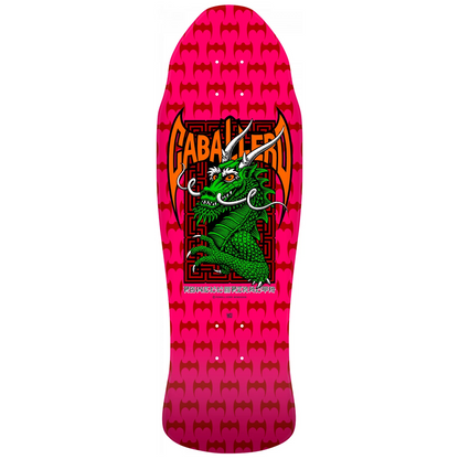 Powell Peralta Deck Cab Street Dragon Hot Pink 9.625" Steve Caballero Reissue