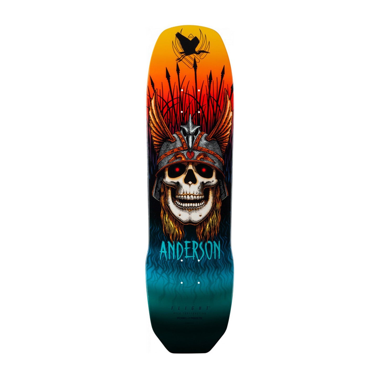 Powell Peralta Deck Flight Andy Anderson Heron 9.13" Skateboard Shape 290