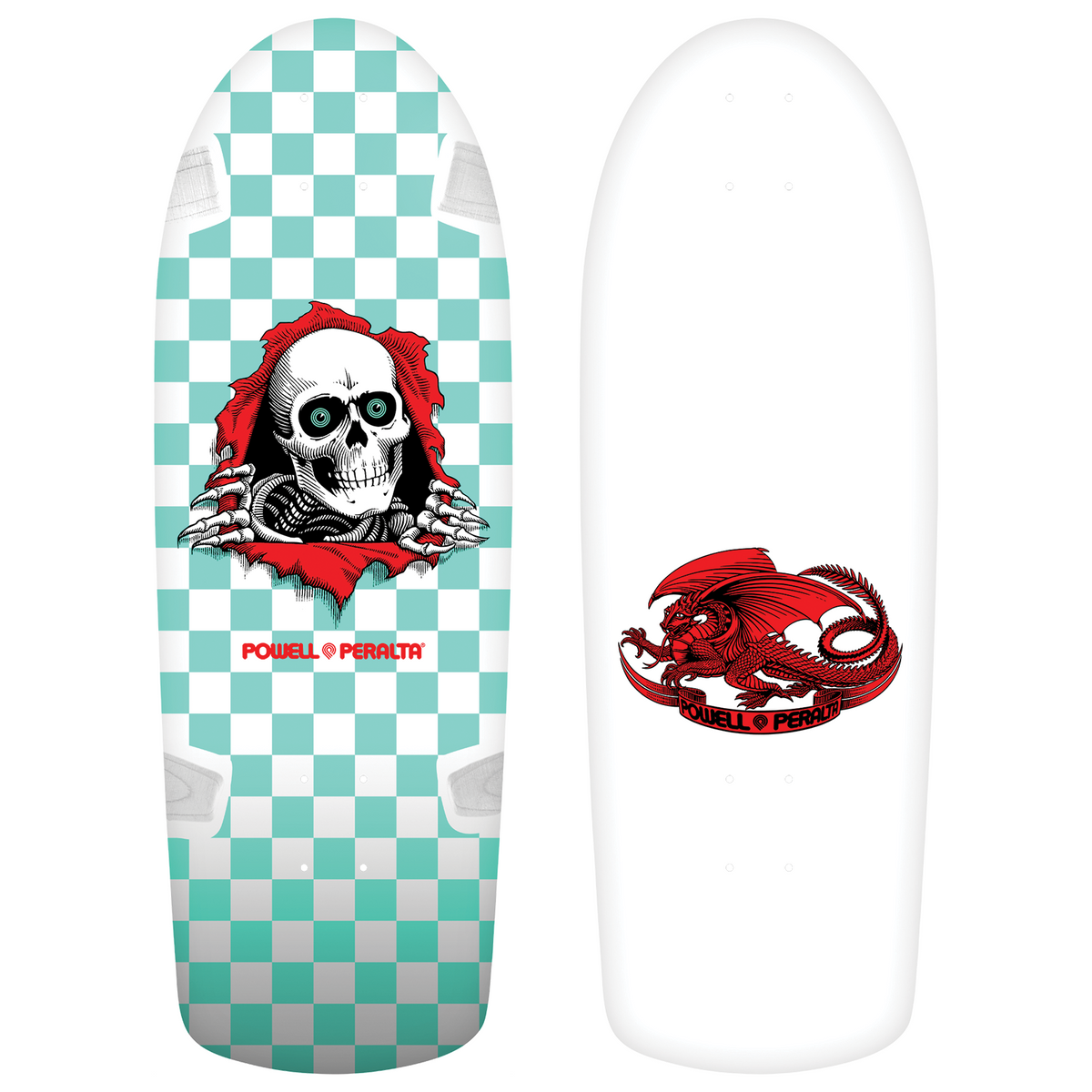 Powell Peralta Deck Ripper Og Checker Mint 10 Reissue Shape 265 Sp0 Concave