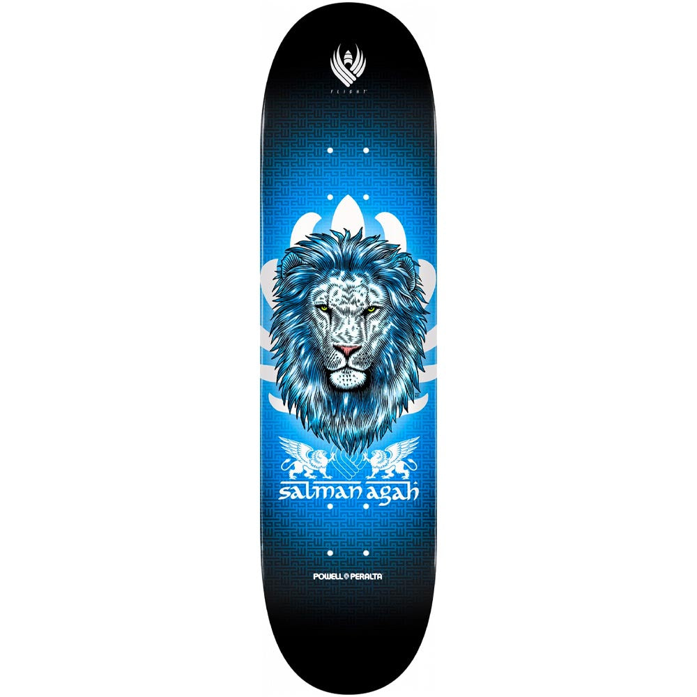 Powell Peralta Deck Flight Salman Agah Lion III 8" Skateboard Shape 242